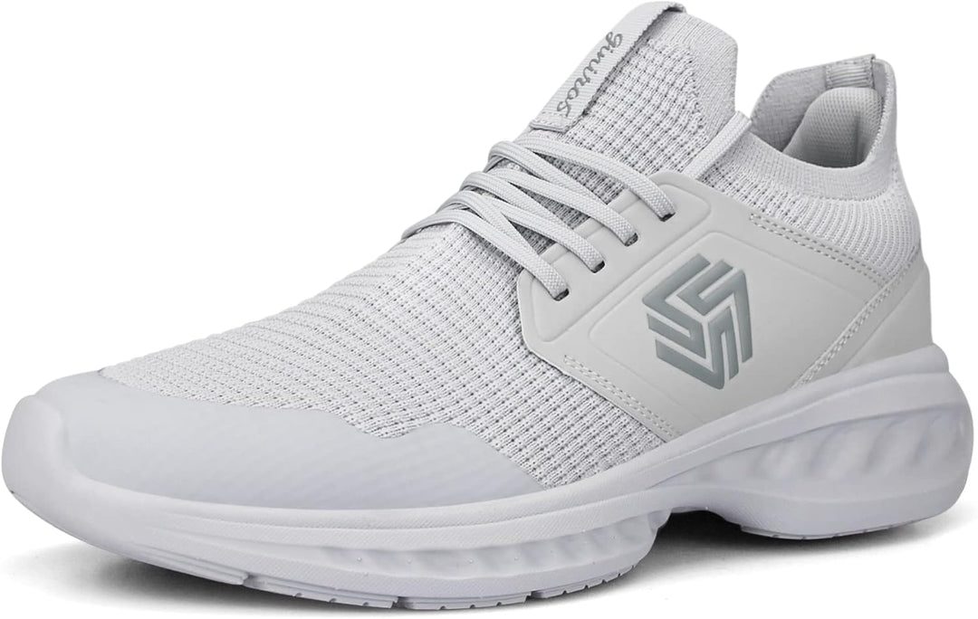 Breathable Men's Running Shoes - FlexiFit-Black-6.5-State of Style