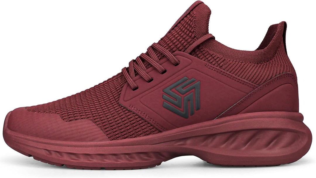 Breathable Men's Running Shoes - FlexiFit-Black-6.5-State of Style
