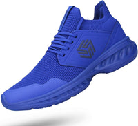 Breathable Men's Running Shoes - FlexiFit-Bright Blue-6.5-State of Style