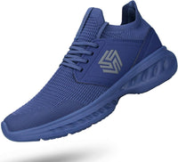 Breathable Men's Running Shoes - FlexiFit-Navy Blue-6.5-State of Style
