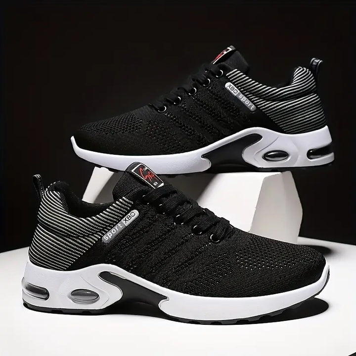 Breathable Men's Running Shoes – Orion-Black-6-State of Style