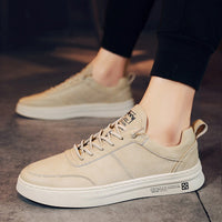 Breathable Men's Sneakers - Timo-Khaki-6-State of Style