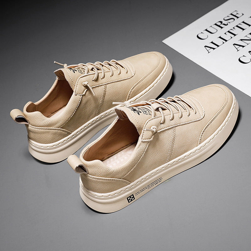 Breathable Men's Sneakers - Timo-Khaki-6-State of Style