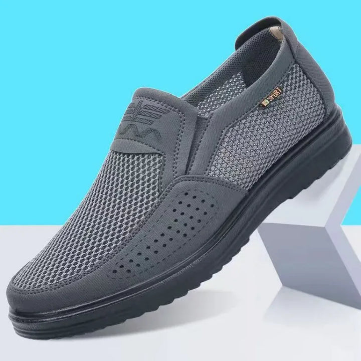 Breathable Men's Summer Shoes with Lightweight Comfort and Style – Jaron-Gray-5-State of Style