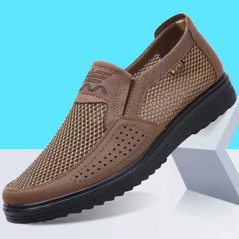 Breathable Men's Summer Shoes with Lightweight Comfort and Style – Jaron-Gray-5-State of Style