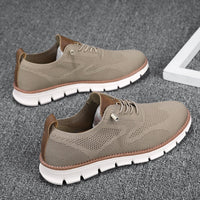 Breathable mesh summer shoes for men - Colin-Khaki-6.5-State of Style