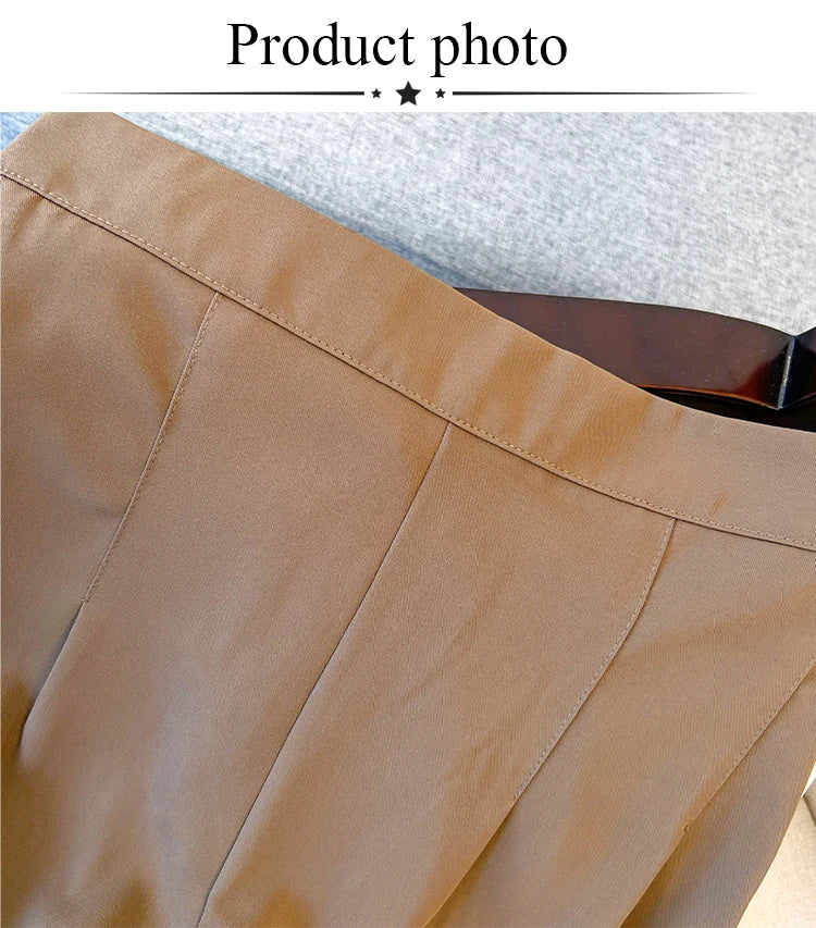 Breathable Plus-Size Summer Shorts with Elastic Waistband for Women-Brown-3XL-State of Style