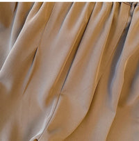 Breathable Plus-Size Summer Shorts with Elastic Waistband for Women-Brown-3XL-State of Style