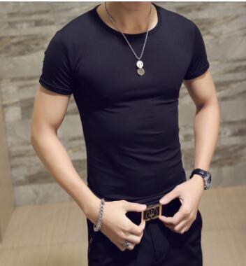 Breathable Round Neck Sports Shirt for Men – Lightweight & Quick-Drying – Kian-Black-M-State of Style