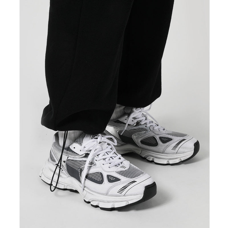 Breathable Sneakers for Sports and Active Lifestyle - Aiden-White/Grey-4.5-State of Style