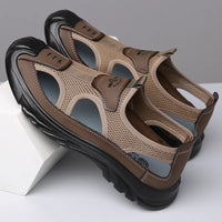 Breathable & Stylish Mesh Sandals for Men - Leon-Dark brown-6-State of Style