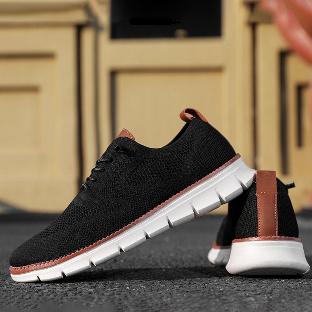 Breathable & Ultra-Comfortable Men's Sneakers in Minimalist Design – Elias-Green-6-State of Style