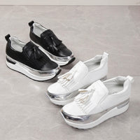 Breathable women's sneakers with timeless style – Isabella-White-3-State of Style