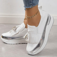 Breathable women's sneakers with timeless style – Isabella-White-3-State of Style