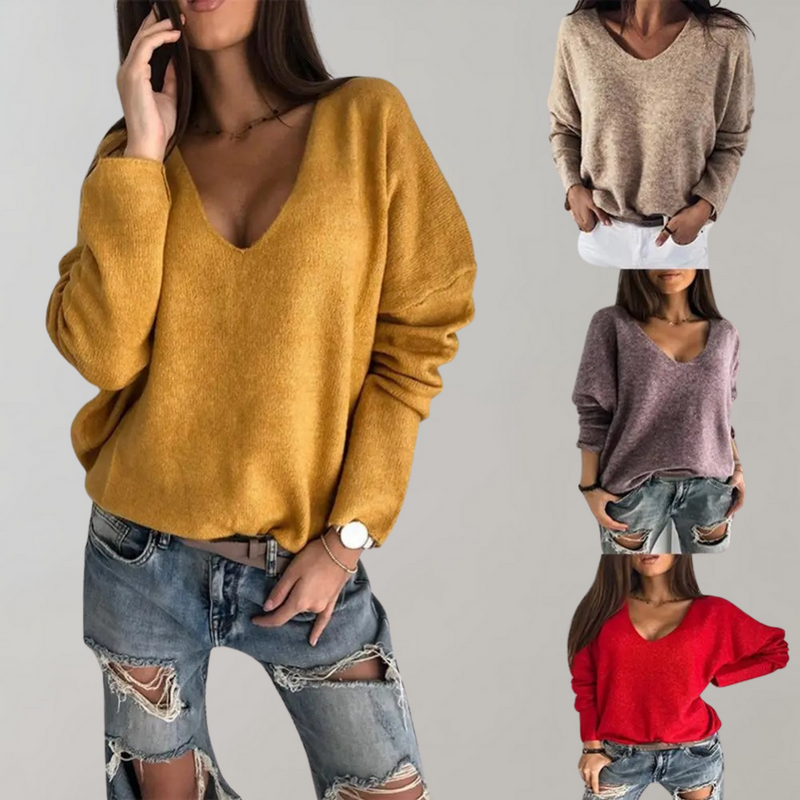 Breathable Women's Sweater - Skye-Purple-S-State of Style