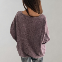 Breathable Women's Sweater - Skye-Purple-S-State of Style