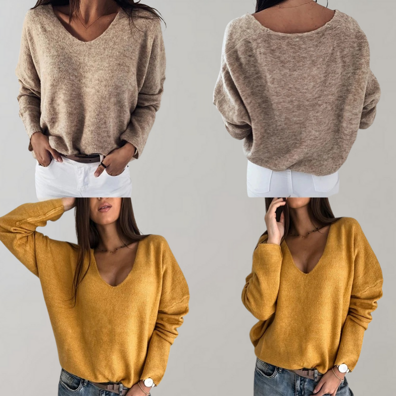 Breathable Women's Sweater - Skye-Purple-S-State of Style
