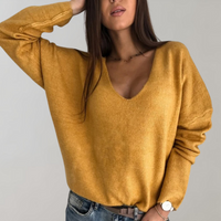 Breathable Women's Sweater - Skye-Yellow-S-State of Style