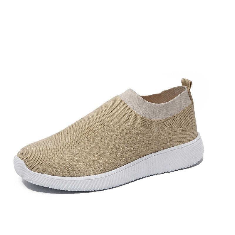 BreathableShoes | Lightweight & Airy Women's Shoes-Khaki-3.5-State of Style