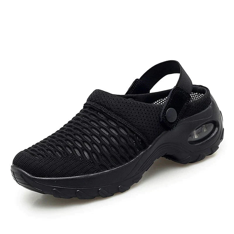 BreezeComfort Sandal | Orthopaedic Sandals for Women-Black-2.5-State of Style