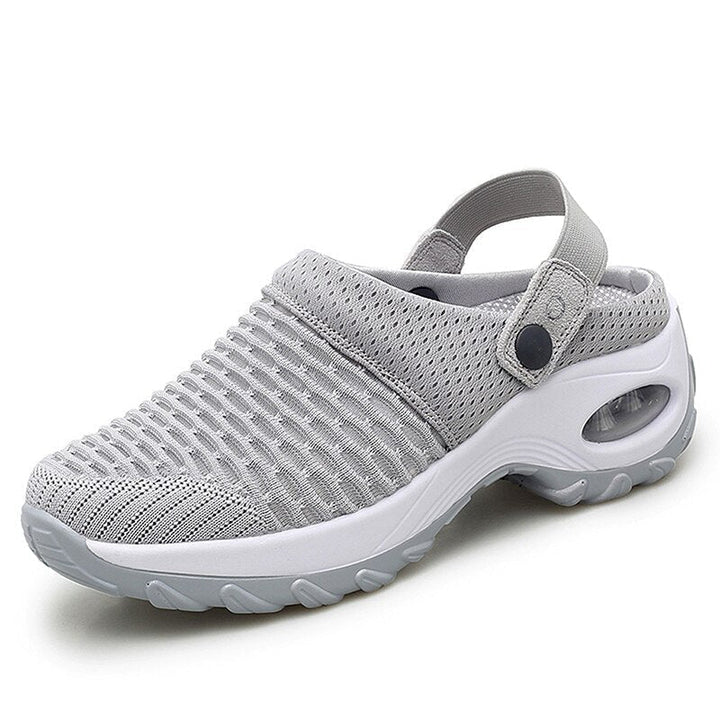 BreezeComfort Sandal | Orthopaedic Sandals for Women-Grey-2.5-State of Style