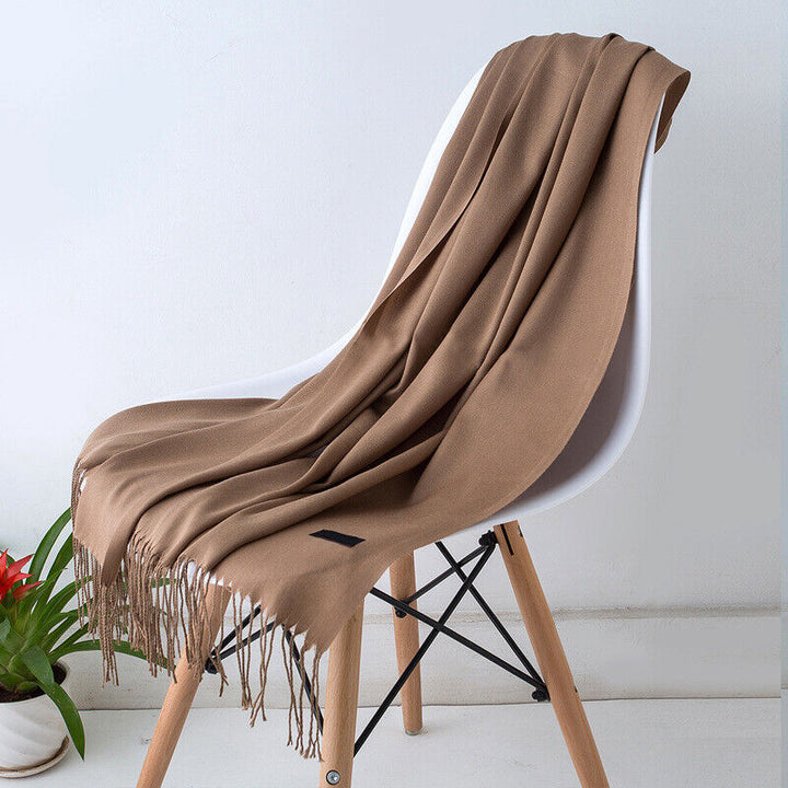 Bria Cashmere Scarf | Long and Stylish-Brown-State of Style