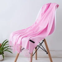 Bria Cashmere Scarf | Long and Stylish-Pink-State of Style
