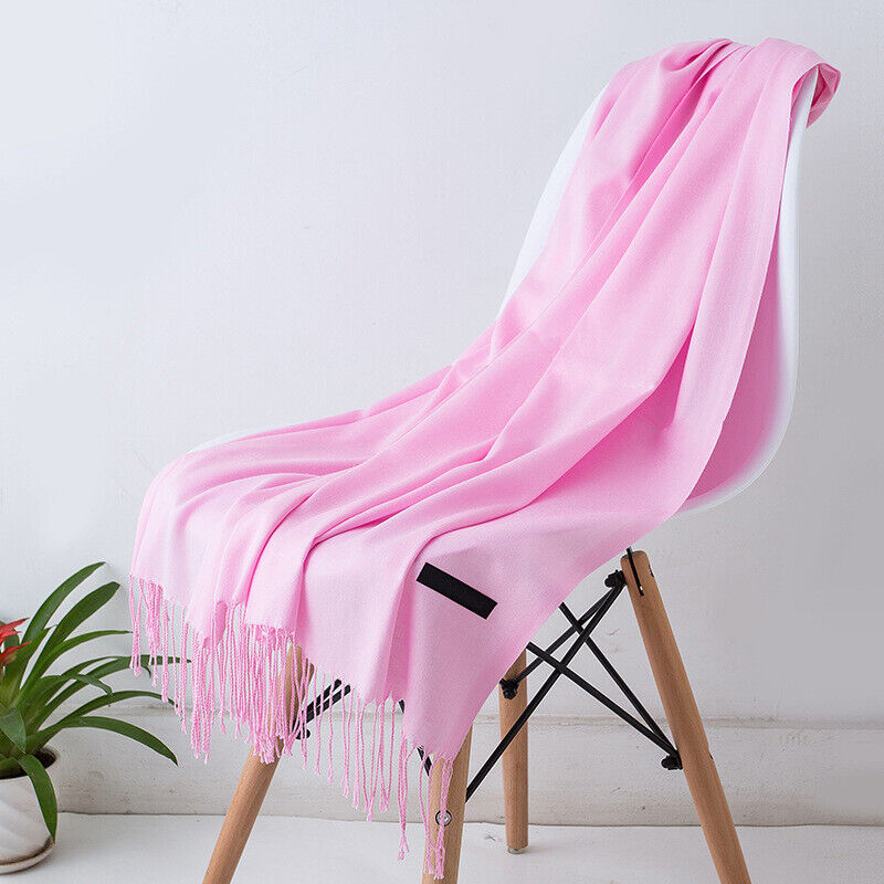 Bria Cashmere Scarf | Long and Stylish-Pink-State of Style