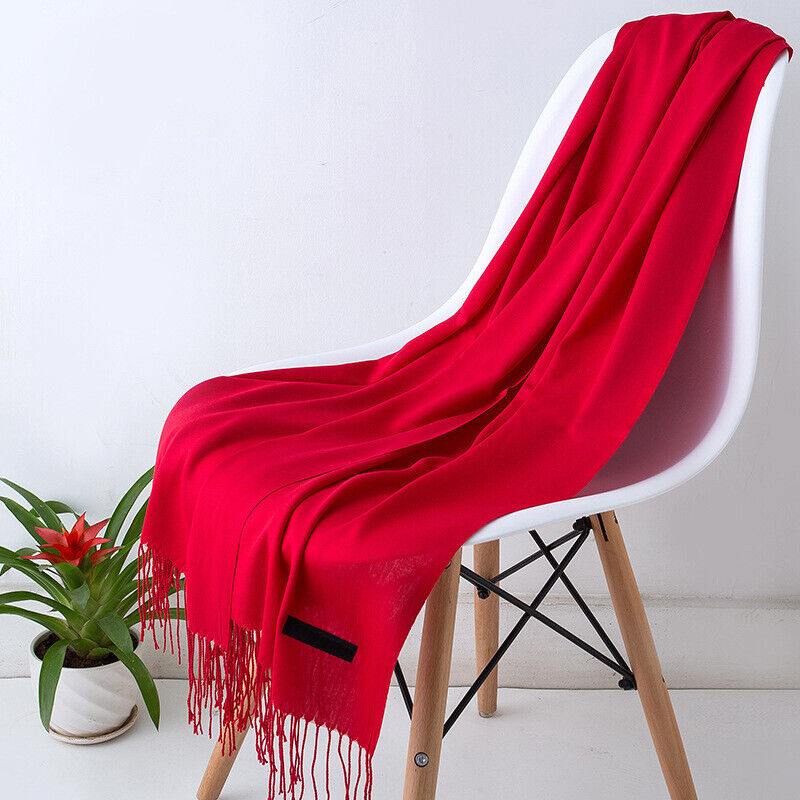 Bria Cashmere Scarf | Long and Stylish-Red-State of Style