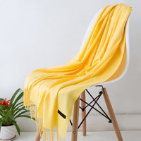 Bria Cashmere Scarf | Long and Stylish-Yellow-State of Style