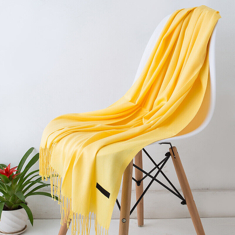 Bria Cashmere Scarf | Long and Stylish-Yellow-State of Style