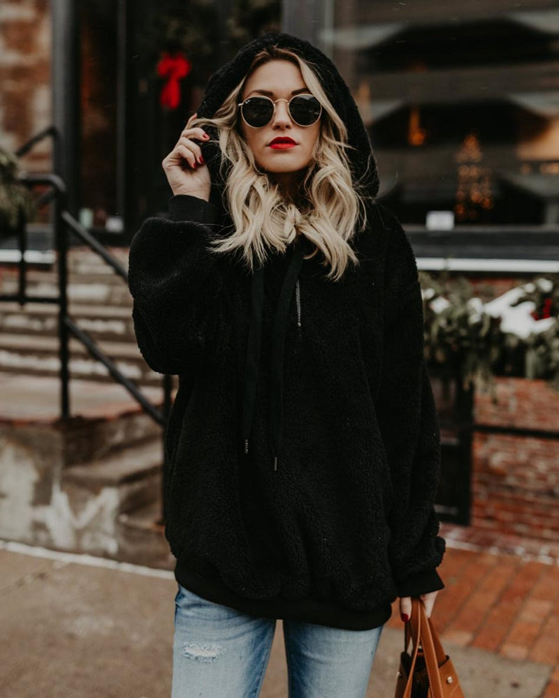 BriannasShirt | Elegant & Cosy Women's Knit Jumper-Black-S-State of Style