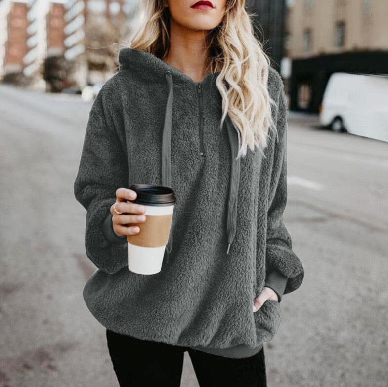 BriannasShirt | Elegant & Cosy Women's Knit Jumper-Dark Grey-S-State of Style