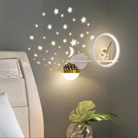 BrightBuddy Modern Kids Wall Lamp-White (Left)-Three Colours-State of Style
