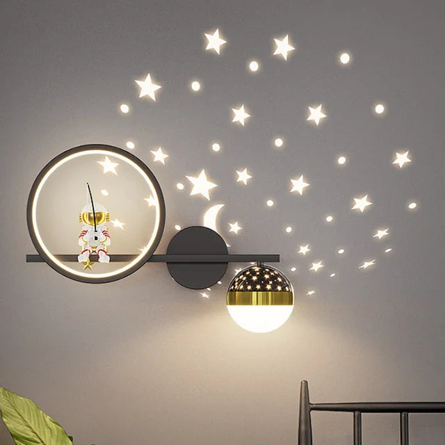 BrightBuddy Modern Kids Wall Lamp-White (Right)-Three Colours-State of Style
