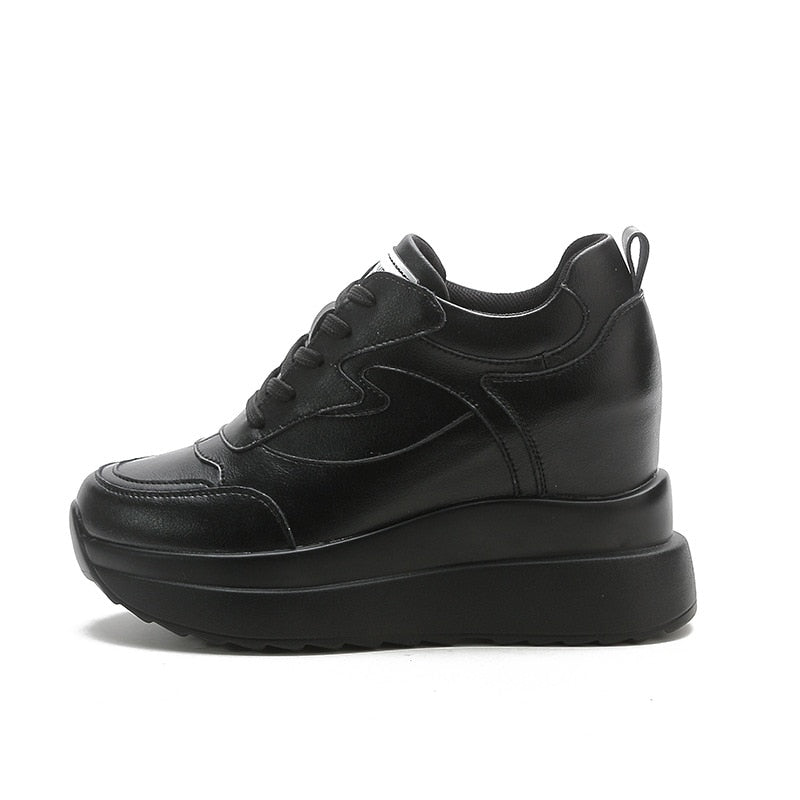 BrileySneaks | Women's Platform Sneakers for a Trendy Look-Black-4.5-State of Style
