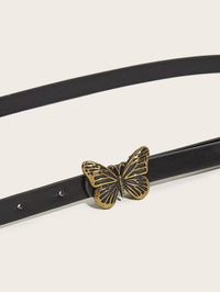 Bronze Butterfly Accent Retro Women's Belt-State of Style