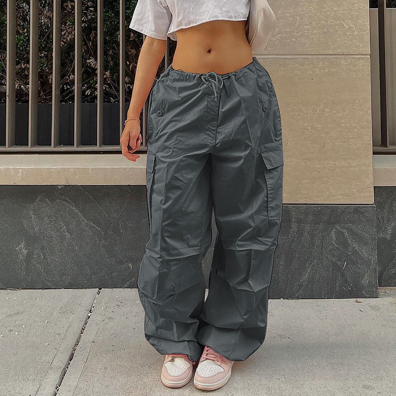 BubblePants | Women's Wide-Leg Trousers for Effortless Style-Grey-XS-State of Style