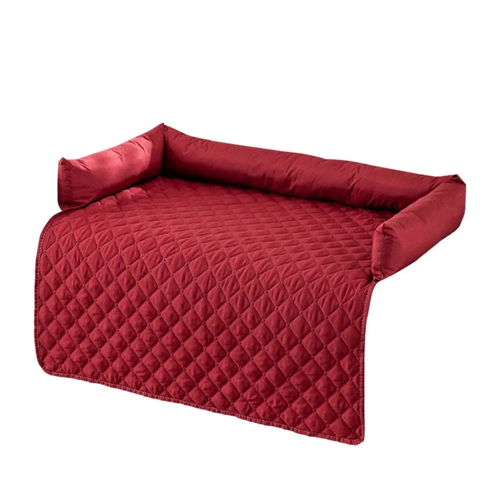 BuddyGuard Luxe Pet Sofa Protector-S 75x75cm-Red-State of Style