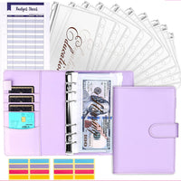 BudgetPro Budget Binder with Cash Envelope System-Purple-State of Style