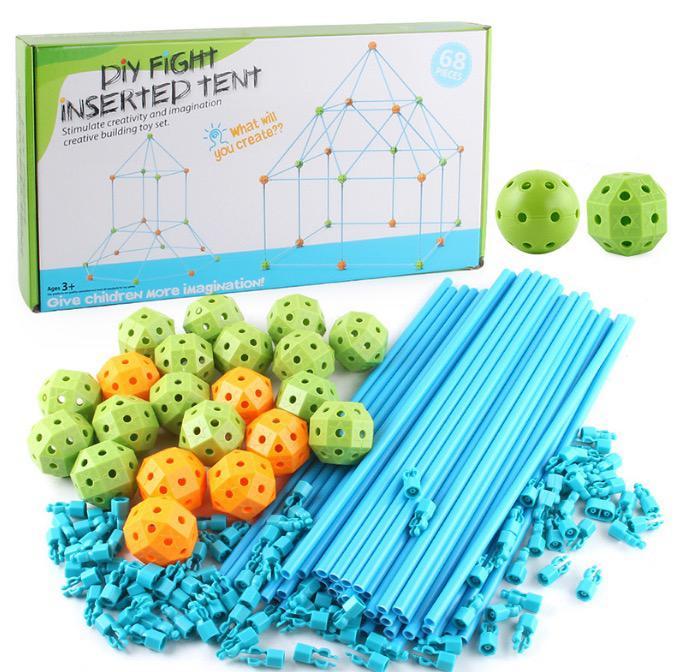 Build Your Own Tent Adventure - TentMaster-68-piece set-State of Style