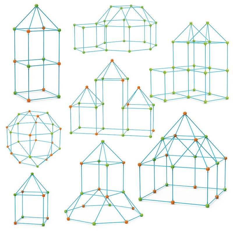 Build Your Own Tent Adventure - TentMaster-68-piece set-State of Style