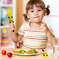 Bulldozer Kids Cutlery Set - ConstructoFork-Set of 3 Forks-State of Style
