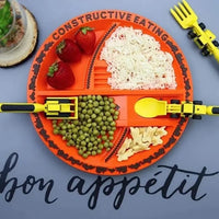 Bulldozer Kids Cutlery Set - ConstructoFork-Set of 3 Forks-State of Style