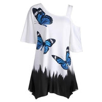 Butterfly Top | Lightweight & Comfortable Women's Blouse-Black-S-State of Style
