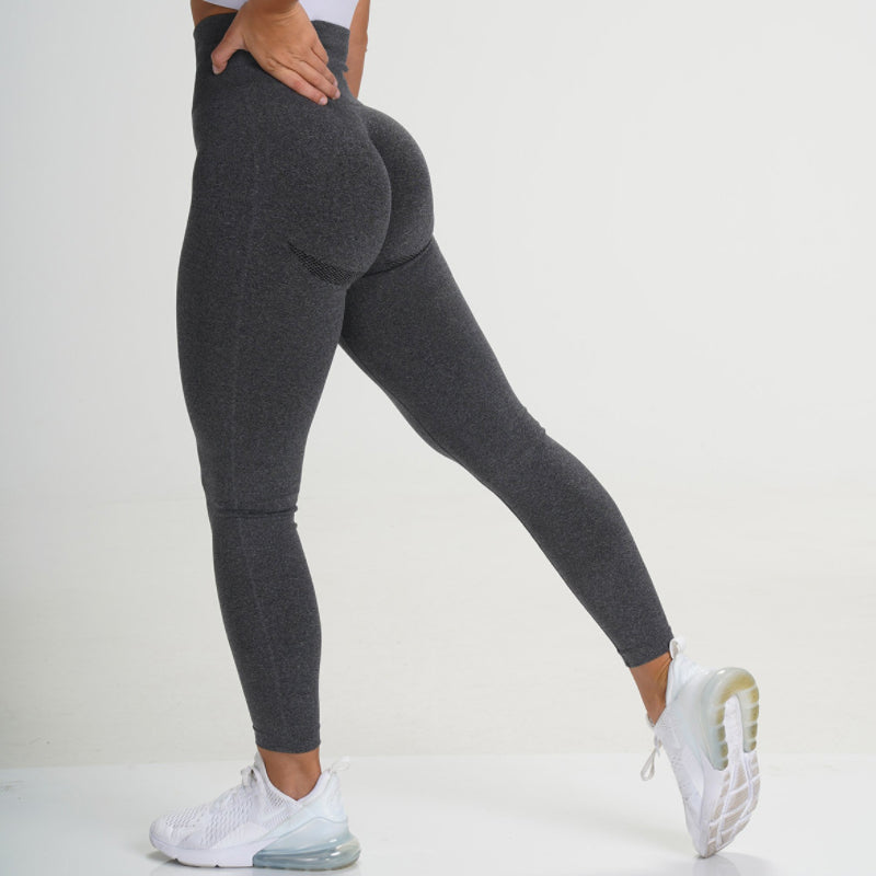 Buttlifting Dameslegging met Hoge Taille - ElevateFit-Black-S-State of Style