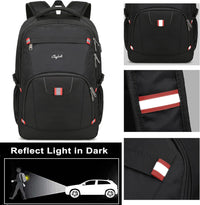 Water-Resistant Laptop Backpack with USB Port & Anti-Theft Design – TechPro (1+1 FREE Limited Promo)