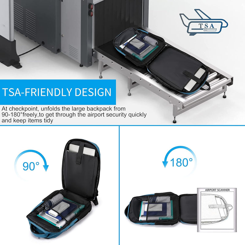 Water-Resistant Laptop Backpack with USB Port & Anti-Theft Design – TechPro (1+1 FREE Limited Promo)