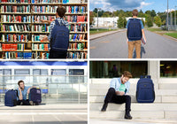 Water-Resistant Laptop Backpack with USB Port & Anti-Theft Design – TechPro (1+1 FREE Limited Promo)
