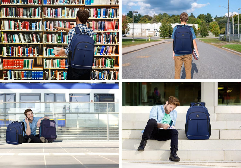 Water-Resistant Laptop Backpack with USB Port & Anti-Theft Design – TechPro (1+1 FREE Limited Promo)